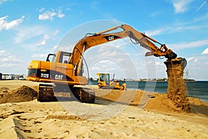 Replenishing the beach