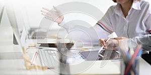 Team of ux ui designer at work