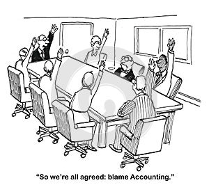 The Team Wants to Blame Accounting