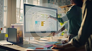 The Team at Work.AI generated image