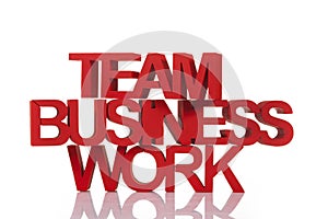 Team work in business