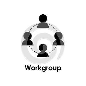 team, work group icon. Element of business icon for mobile concept and web apps. Detailed team, work group icon can be used for