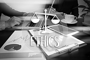 Team work and team ethics Justice Law Order Legal