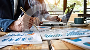 The team working on reports.AI generated image