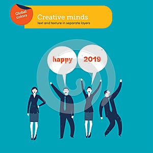 Teamwork celebrating 2019