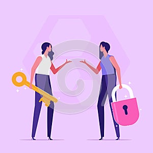 Teamwork, collaboration and problem solution concept