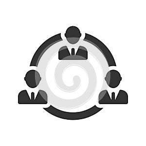 Teamwork commucation icon