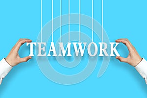 Teamwork concept