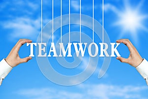 Teamwork concept