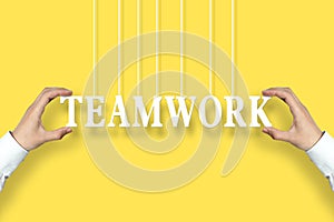 Teamwork concept