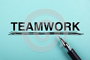 Teamwork concept