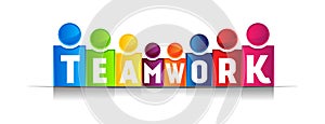 Teamwork concept word