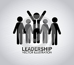 Teamwork design over white backgroundvector illustration