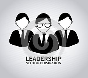 Teamwork design over white backgroundvector illustration