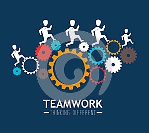 Teamwork design, vector illustration.