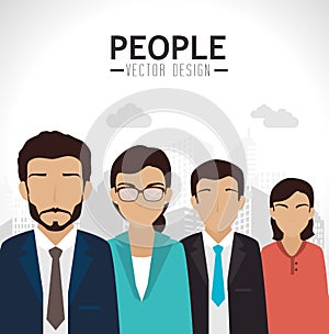 Teamwork design, vector illustration.