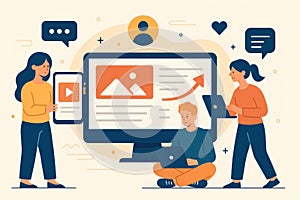 Teamwork and Digital Content Creation