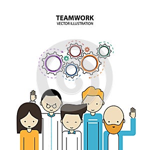Teamwork Graphic Design Style Modern