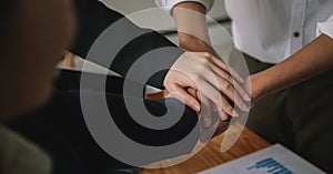 Teamwork Join Hands Support Together Business Teamwork Concept