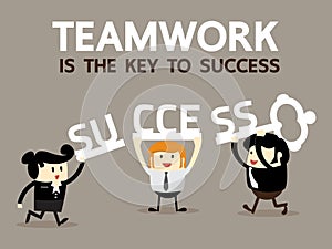 Teamwork is the key to success
