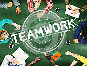 Teamwork Team Collaboration Cooperation Concept