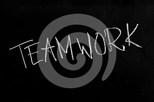 Teamwork Text on Blackboard