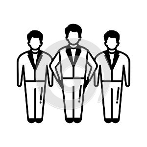 Teamwork Vector Icon which can easily modify or edit