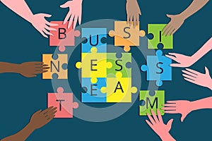teamwork vector image
