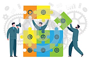 teamwork vector image