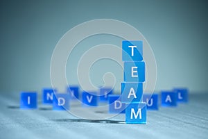 Teamwork versus individualism