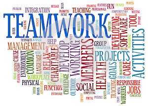 Teamwork word tags