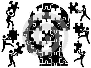 Teamworks in head puzzle