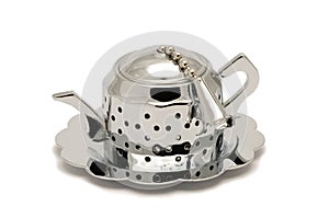 Teapot shaped tea infuser photo