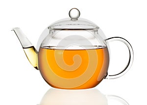 Teapot with tea