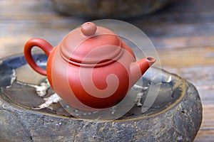 Teapot and Tea stone Plate