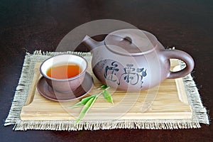 Teapot and teacup