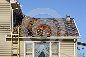 Tear Off of Old Shingled Roof