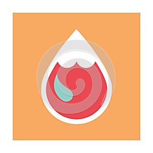 Teardrop Shaped Candy Drop Icon