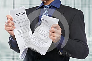 Tearing the contracts