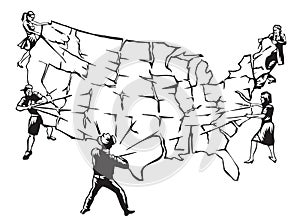 Tearing the country apart