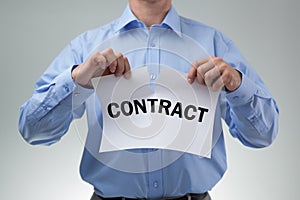 Tearing up the contract