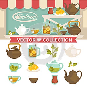 Tearoom Drinks Vector Collection on Showcase.