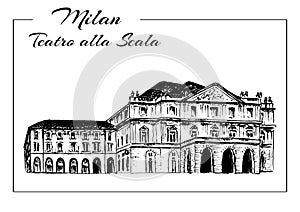 Teatro alla Scala. Milan Opera House, Italy. photo