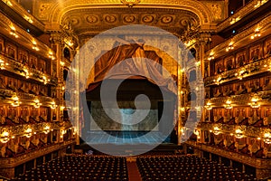 Teatro Colon, Colon Theater, one of the world\'s best opera houses, the cultural icon of Buenos Aires, Argentina