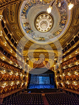 Teatro Colon, Colon Theater, one of the world\'s best opera houses, the cultural icon of Buenos Aires, Argentina