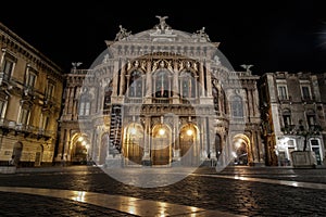 Teatro Massimo Bellini by Night