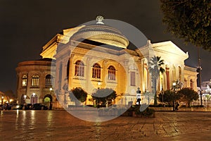 Teatro Massimo by Night Sicily Italy