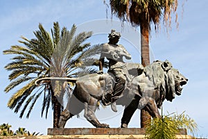 Teatro massimo, palermo, bronze lion