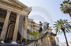 Teatro Massimo Vittorio Emanuele, Palermo, Sicily.