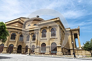 Teatro Massimo Vittorio Emanuele in Palermo, Sicily, Italy